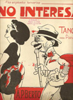 Partitura de tango ilustrada por Diógenes Taborda